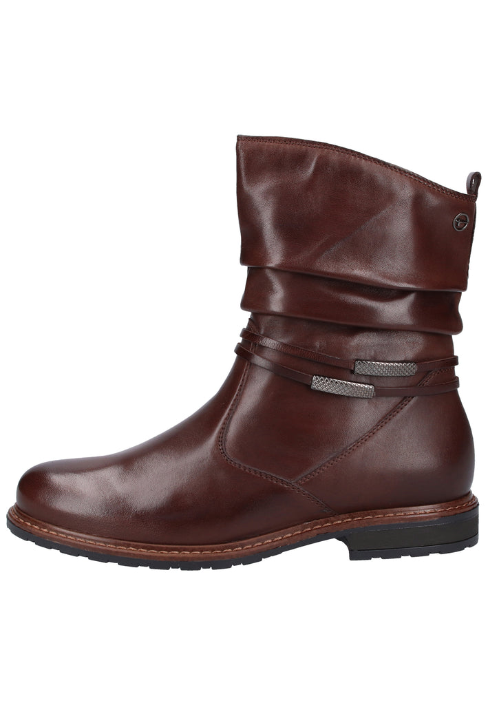 Tamaris Stiefelette Leder Cafe - surf4shoes