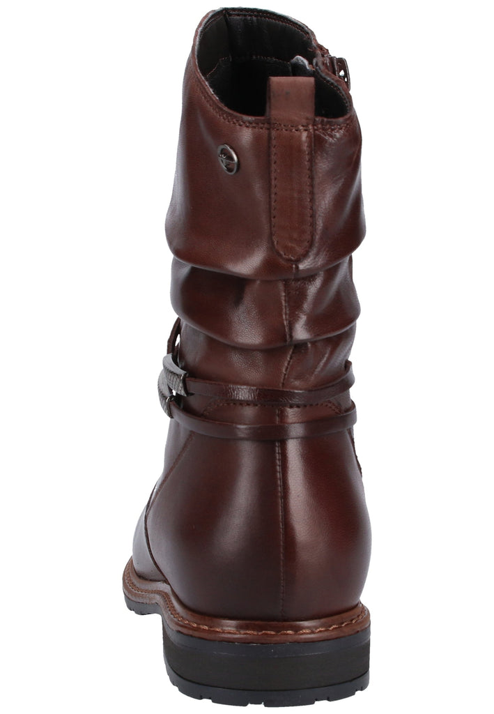 Tamaris Stiefelette Leder Cafe - surf4shoes