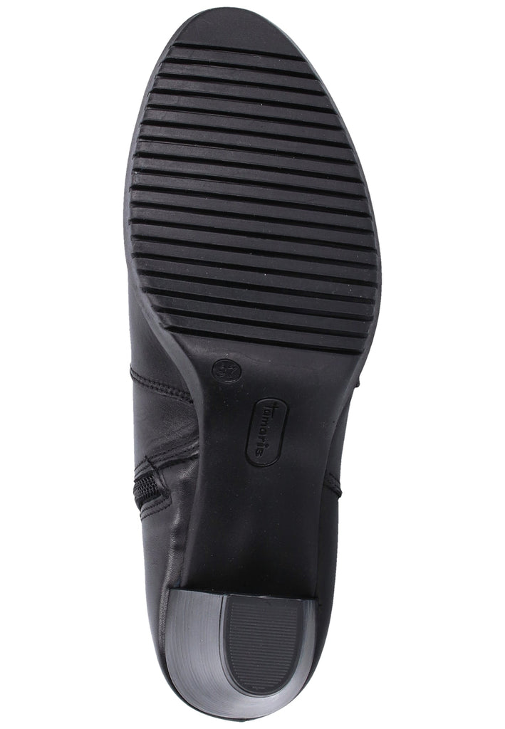 Tamaris Stiefelette Leder Schwarz - surf4shoes