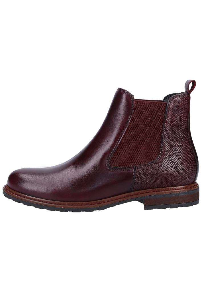Tamaris Stiefelette Leder Bordeaux - surf4shoes