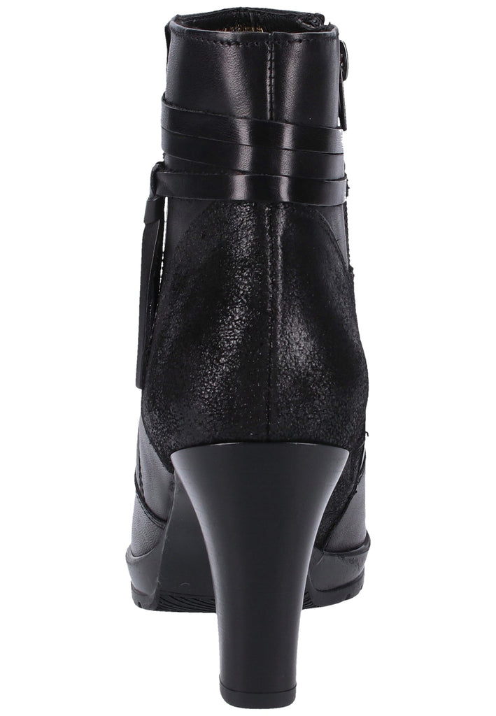 Tamaris Stiefelette Leder Schwarz - surf4shoes