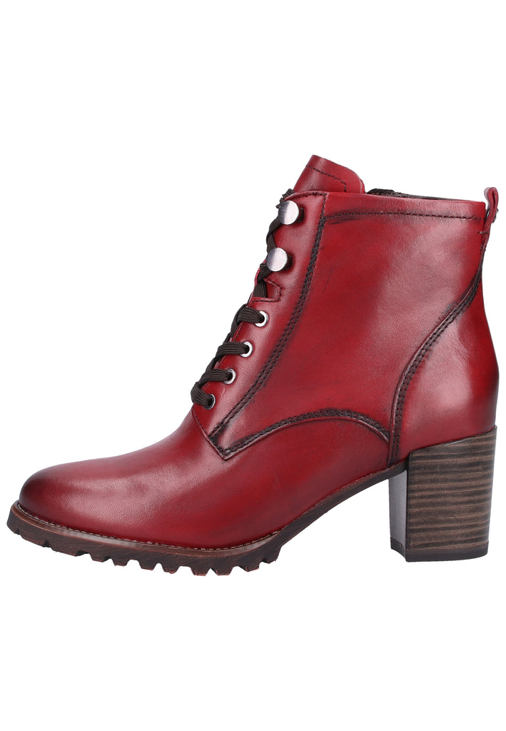 Tamaris Stiefelette Leder Rot - surf4shoes
