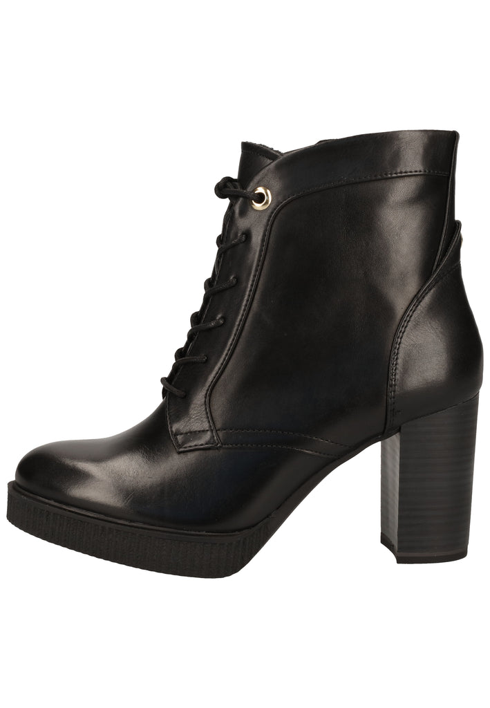 Tamaris Stiefelette Leder/Synthetik Schwarz - surf4shoes