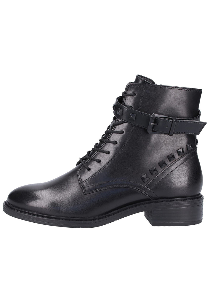 Tamaris Stiefelette Leder/Synthetik Schwarz - surf4shoes
