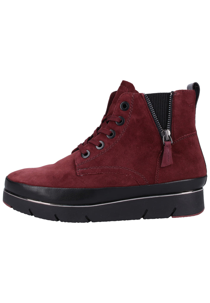 Tamaris Stiefelette Leder/Synthetik Bordeaux - surf4shoes