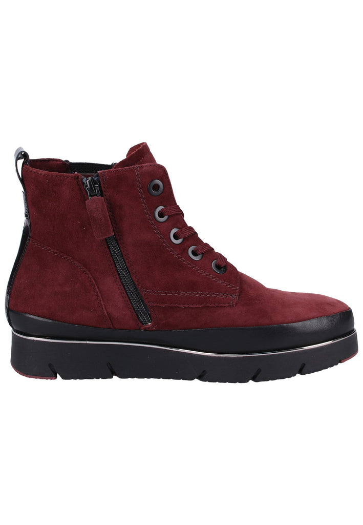 Tamaris Stiefelette Leder/Synthetik Bordeaux - surf4shoes