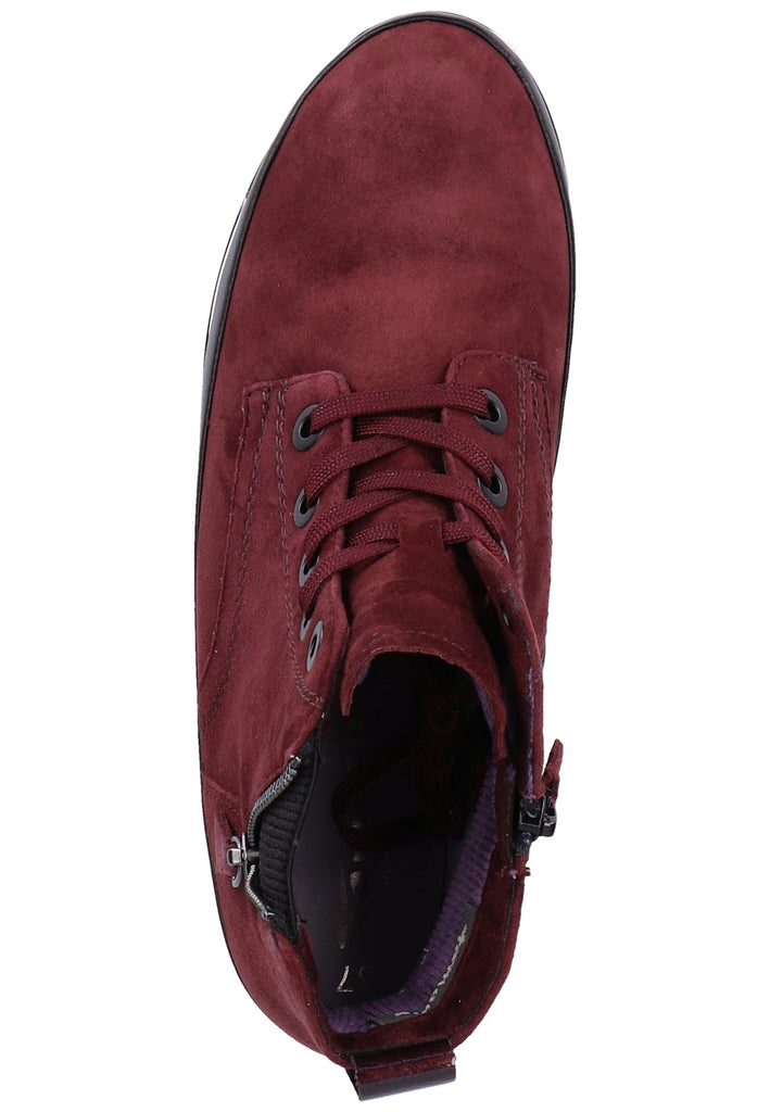 Tamaris Stiefelette Leder/Synthetik Bordeaux - surf4shoes