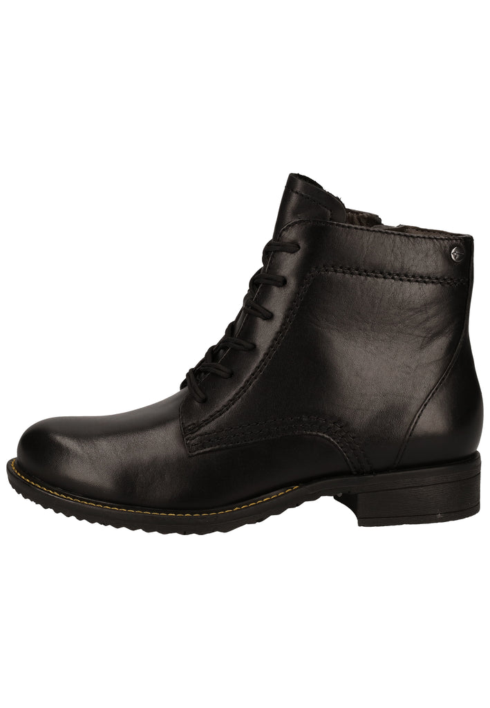 Tamaris Stiefelette Leder Schwarz - surf4shoes