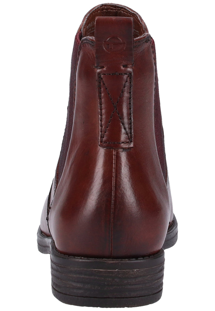Tamaris Stiefelette Leder Cognac - surf4shoes
