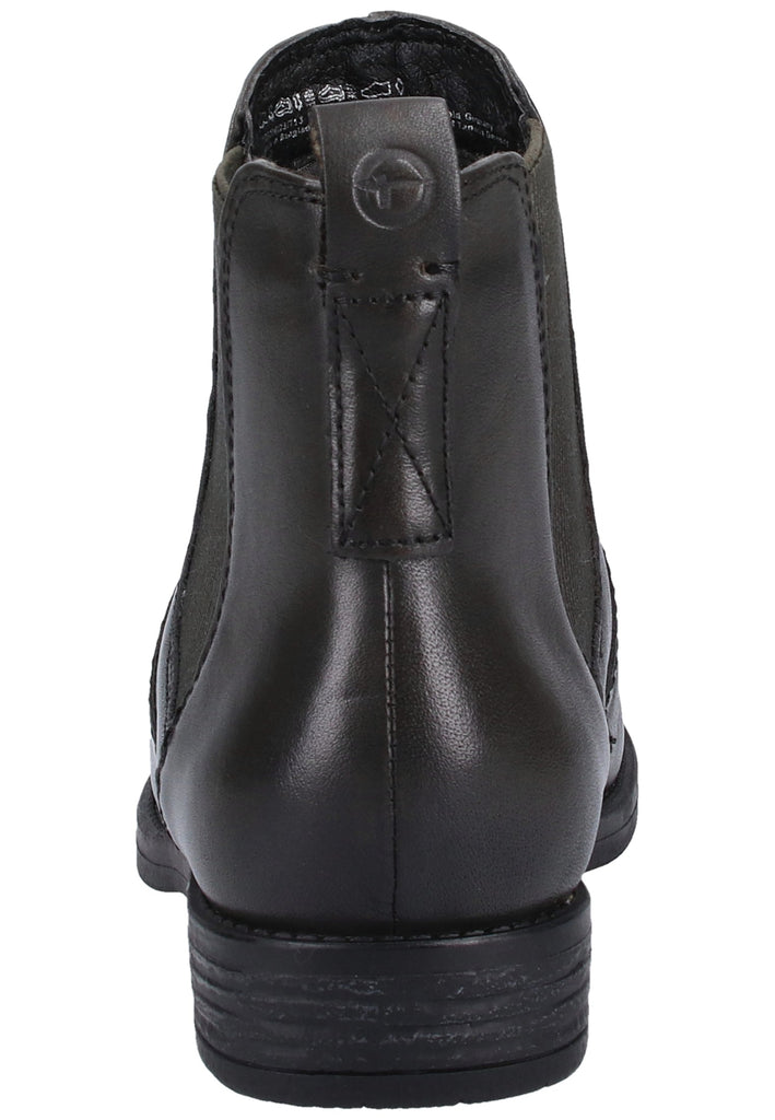 Tamaris Stiefelette Leder Dunkelgrün Warmfutter - surf4shoes