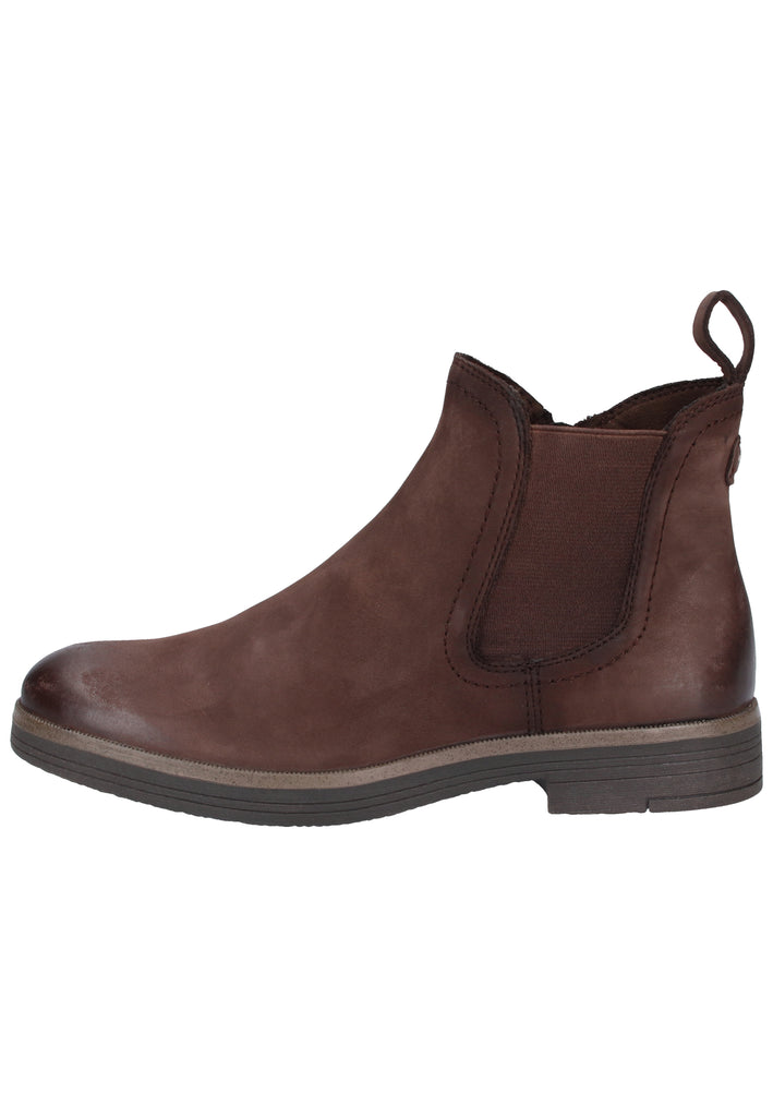 Tamaris Stiefelette Nubukleder Mocca - surf4shoes