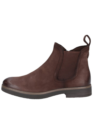 Tamaris Stiefelette Nubukleder Mocca - surf4shoes