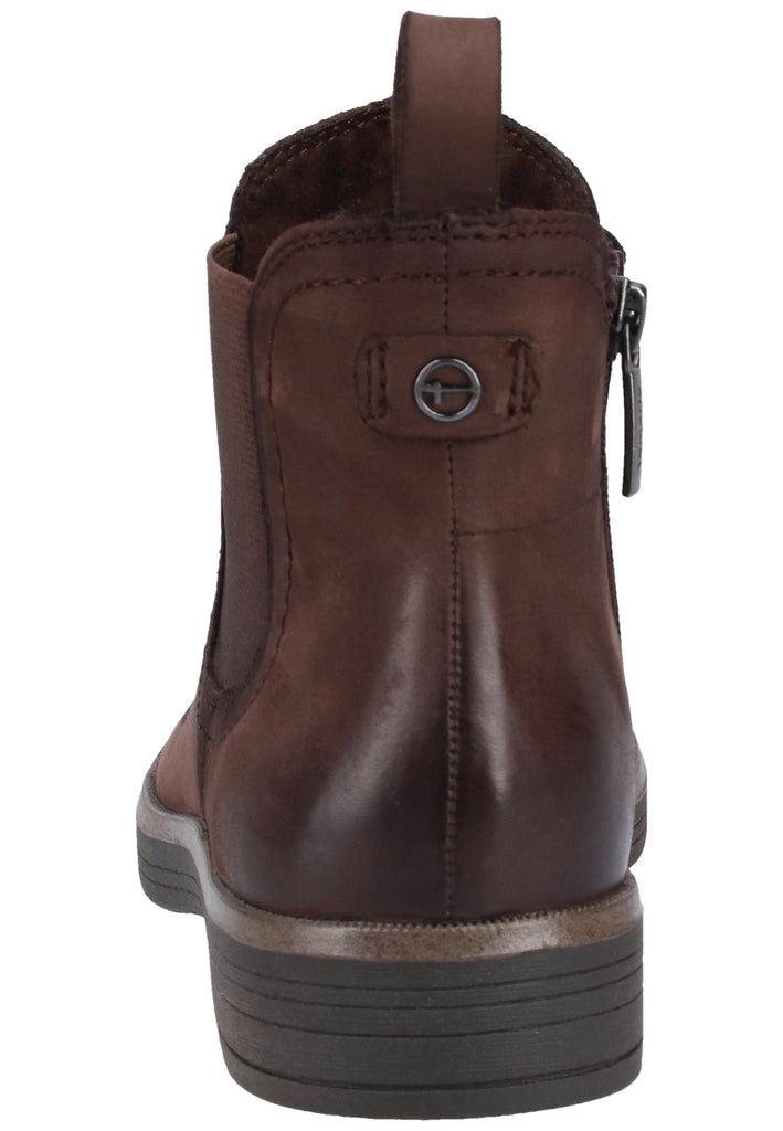 Tamaris Stiefelette Nubukleder Mocca - surf4shoes