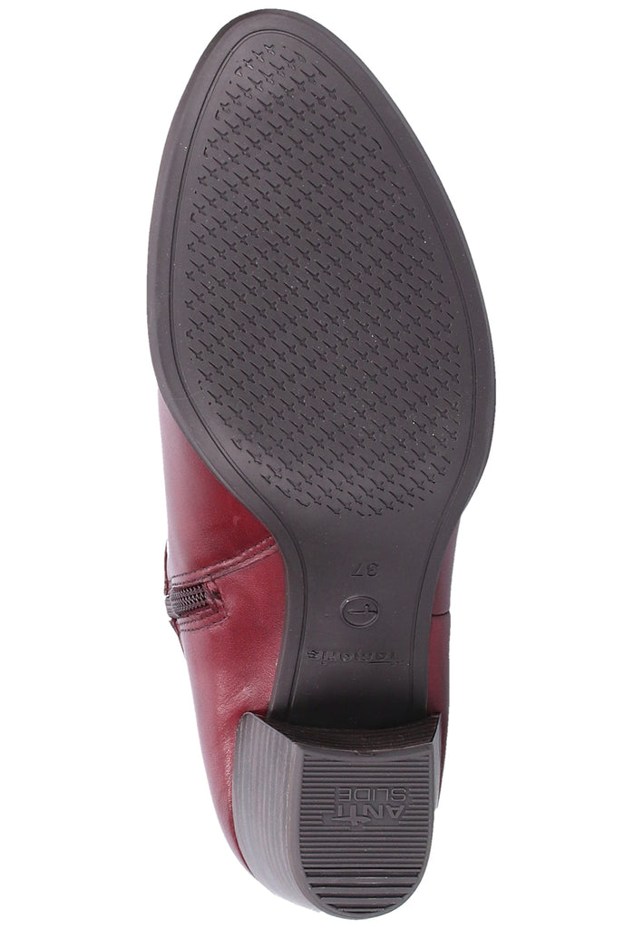 Tamaris Stiefel Leder Bordeaux - surf4shoes