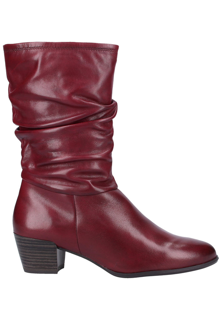 Tamaris Stiefel Leder Bordeaux - surf4shoes