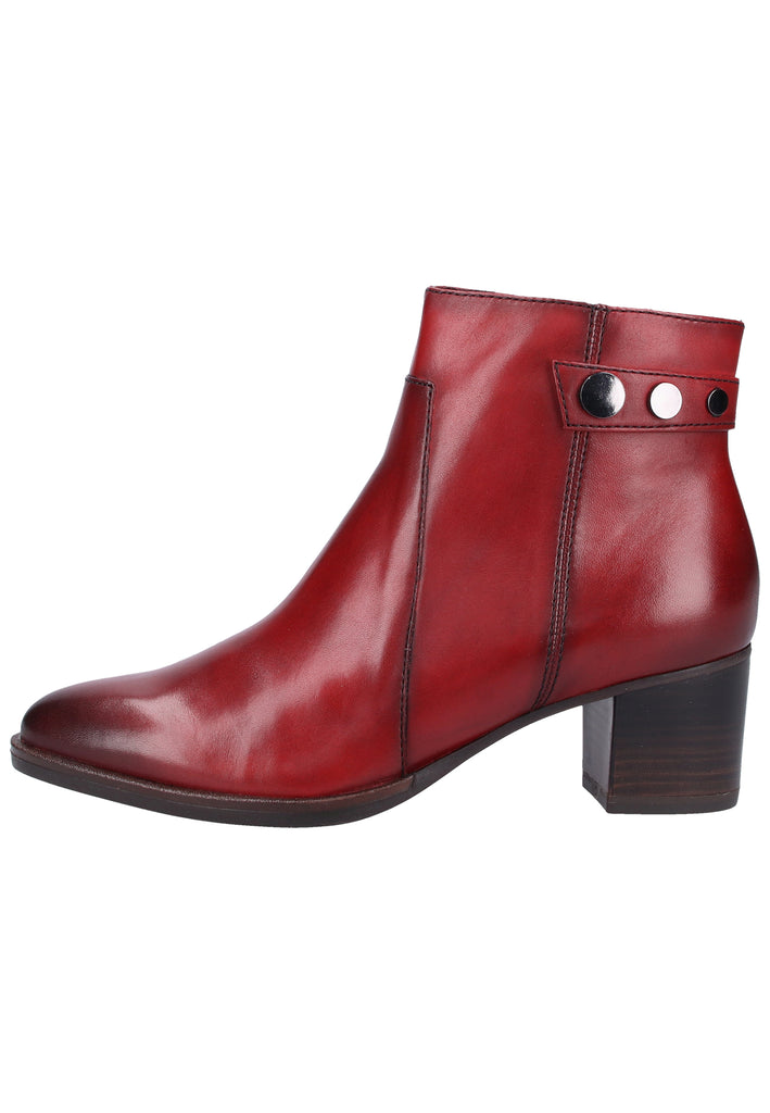 Tamaris Stiefelette Leder Rot - surf4shoes