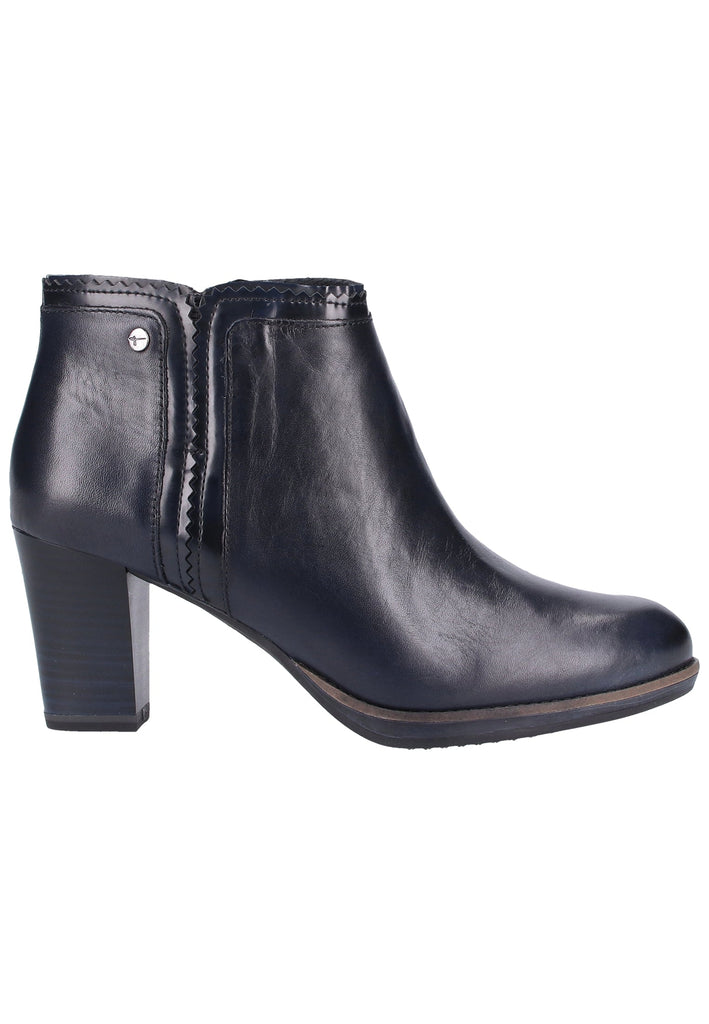 Tamaris Stiefelette Leder/Synthetik Navy - surf4shoes