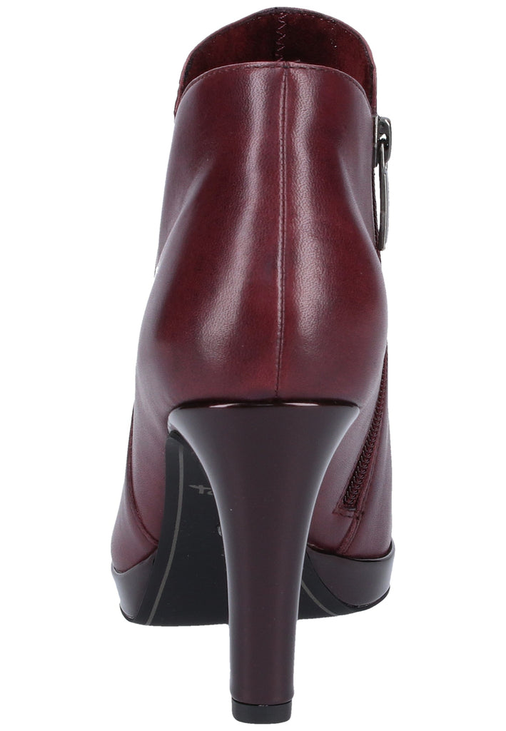 Tamaris Stiefelette Leder Bordeaux - surf4shoes