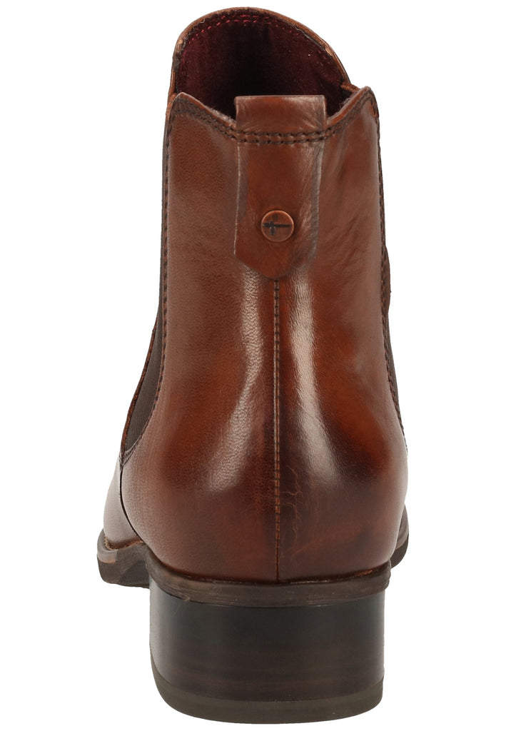 Tamaris Stiefelette Leder Cognac - surf4shoes