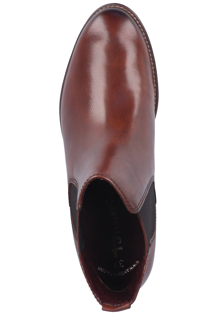 Tamaris Stiefelette Leder Cognac - surf4shoes