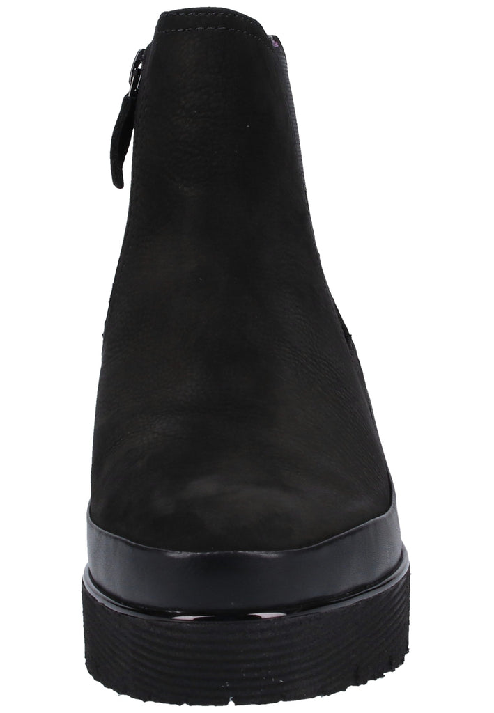 Tamaris Stiefelette Nubukleder/Textil Schwarz - surf4shoes