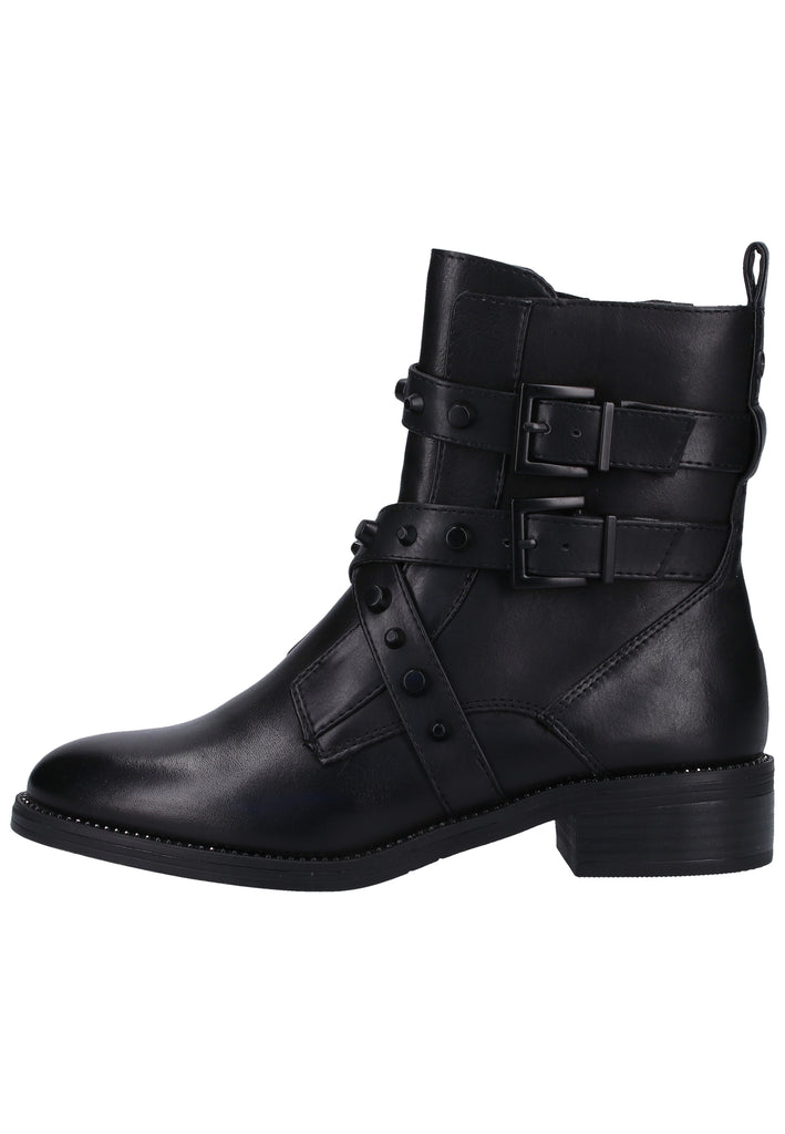 Tamaris Stiefelette Leder/Synthetik Schwarz - surf4shoes