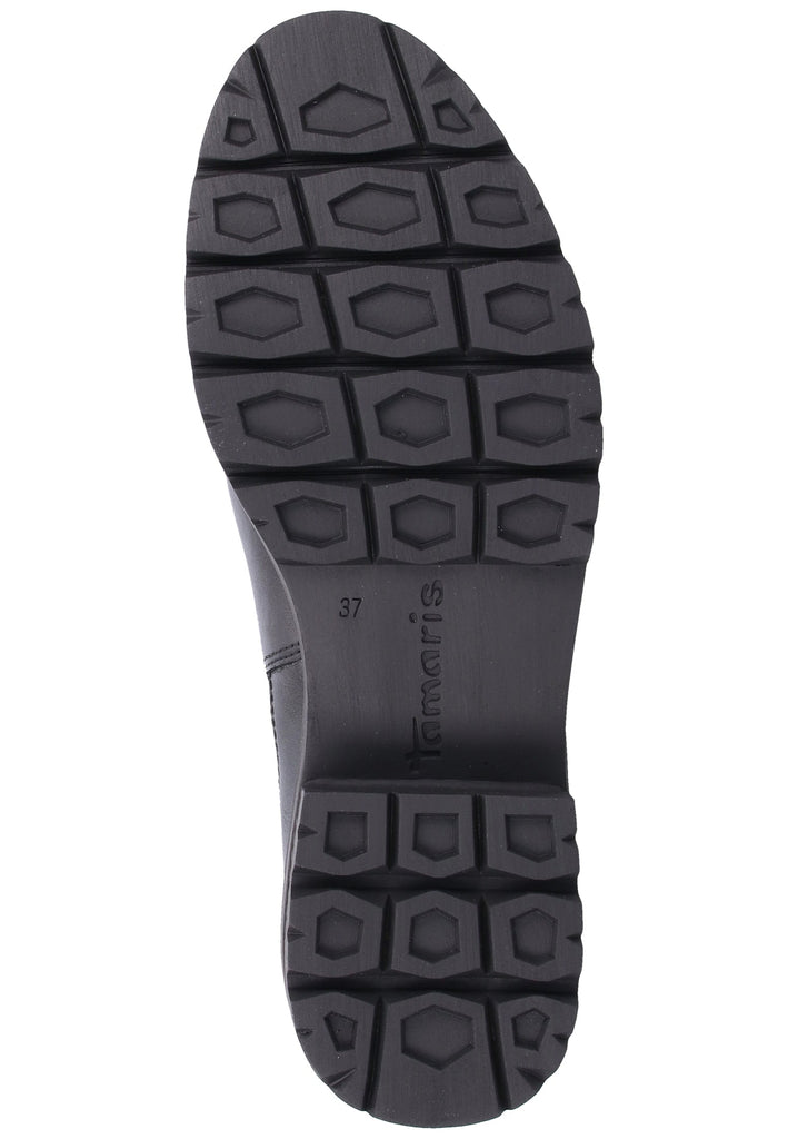Tamaris Stiefelette Leder/Synthetik Schwarz - surf4shoes