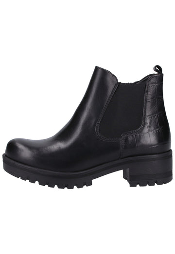 Tamaris Stiefelette Leder Schwarz - surf4shoes