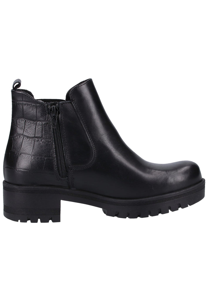 Tamaris Stiefelette Leder Schwarz - surf4shoes