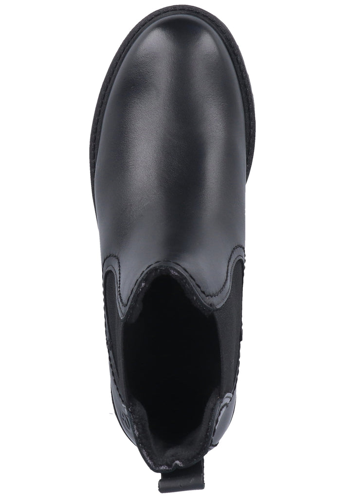 Tamaris Stiefelette Leder Schwarz - surf4shoes