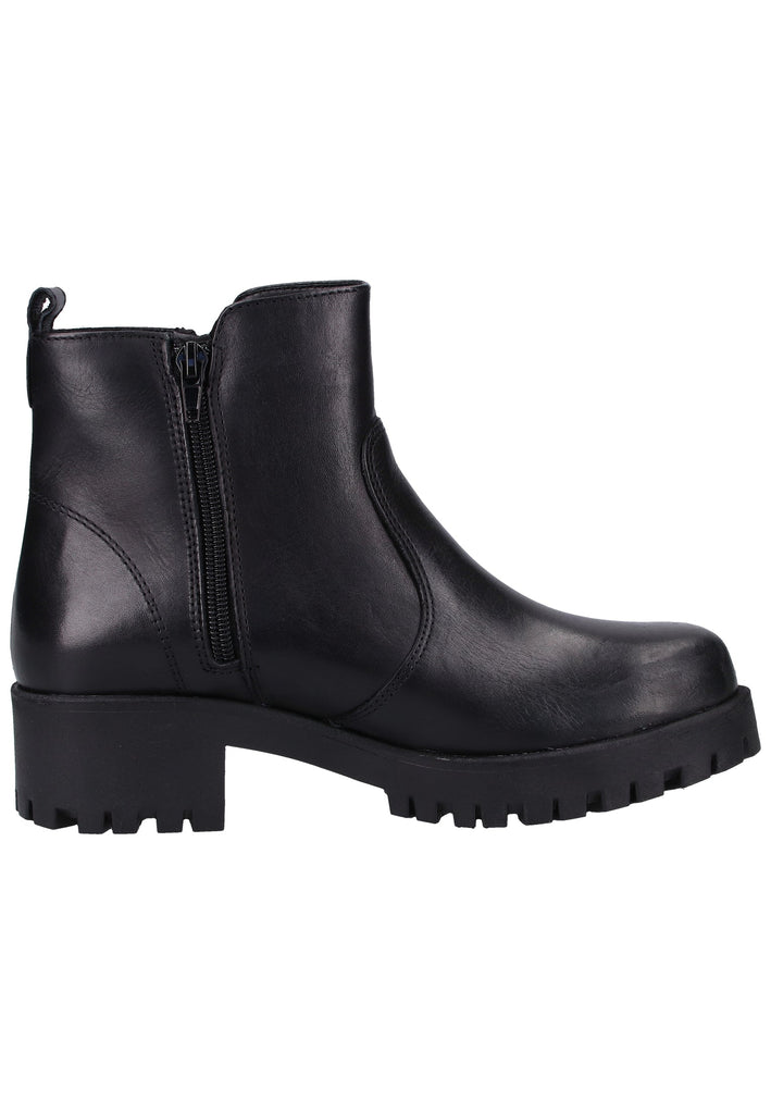 Tamaris Stiefelette Leder Schwarz - surf4shoes