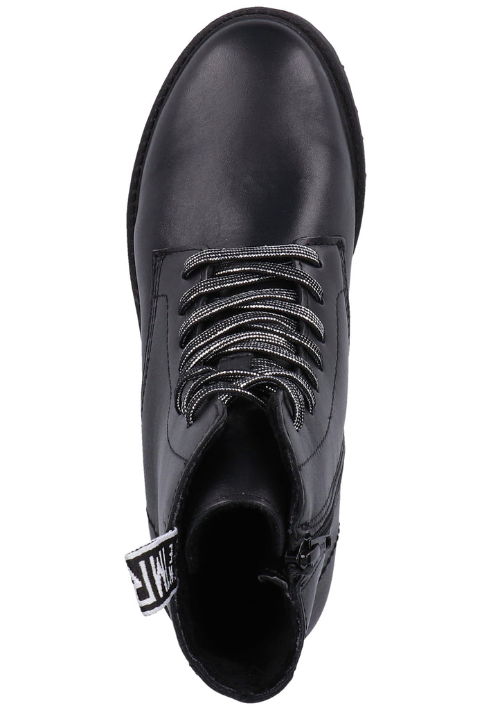 Tamaris Stiefelette Leder Schwarz - surf4shoes