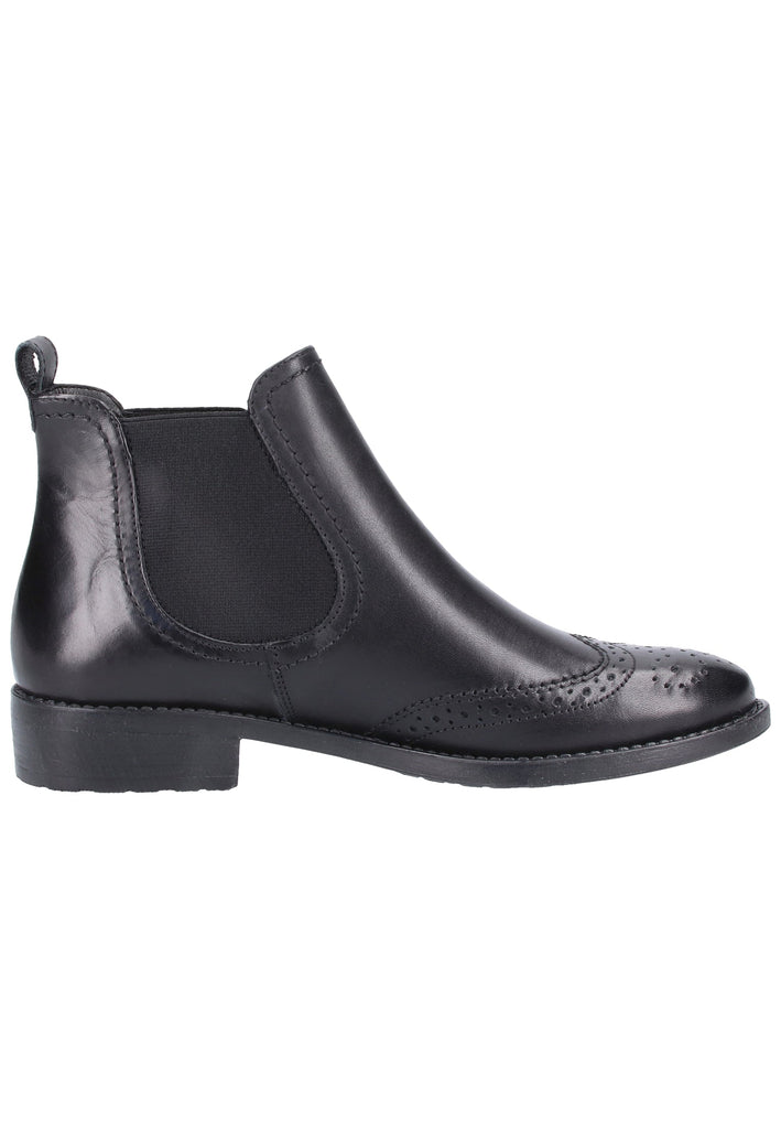 Tamaris Stiefelette Leder Schwarz - surf4shoes