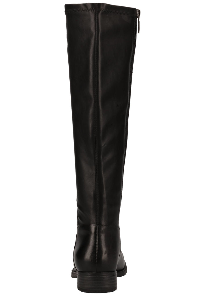 Tamaris Stiefel Leder/Textil Schwarz - surf4shoes