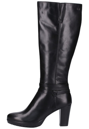 Tamaris Stiefel Leder Schwarz - surf4shoes