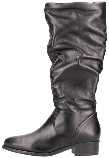 Tamaris Stiefel Leder Schwarz - surf4shoes