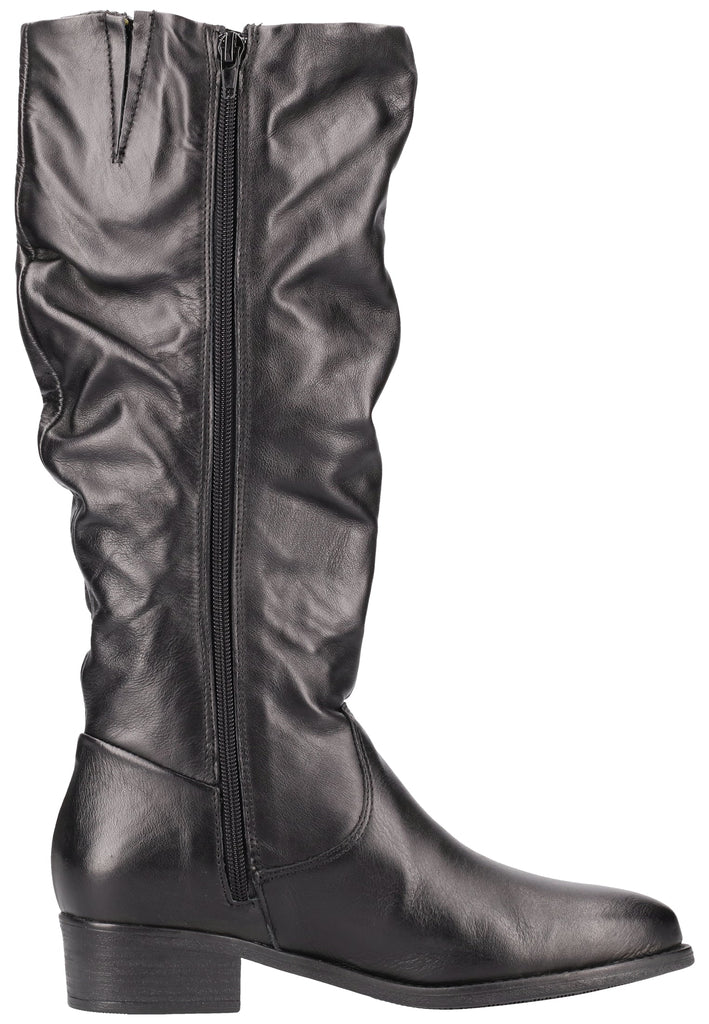 Tamaris Stiefel Leder Schwarz - surf4shoes