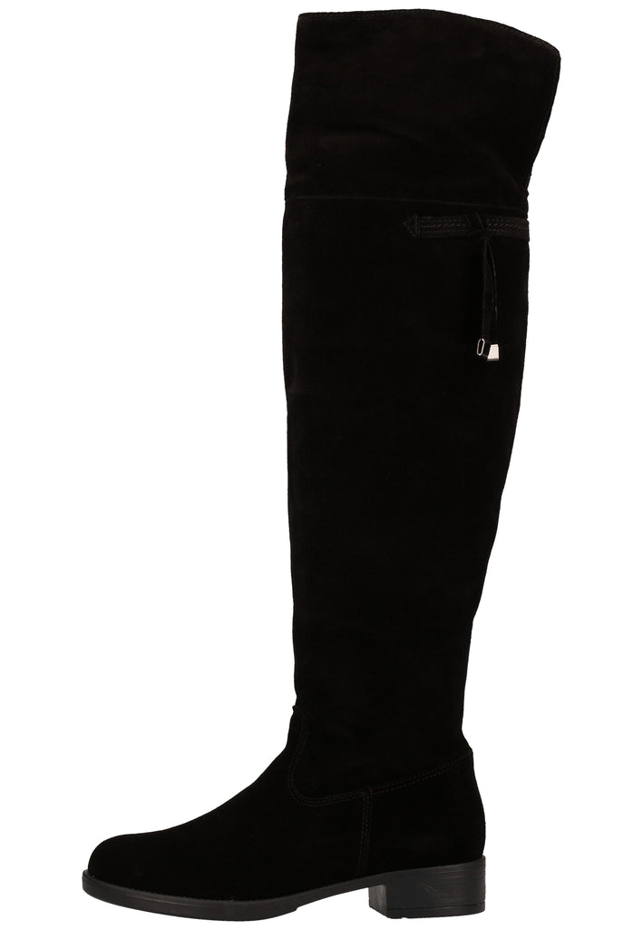 Tamaris Stiefel Veloursleder Schwarz Warmfutter - surf4shoes