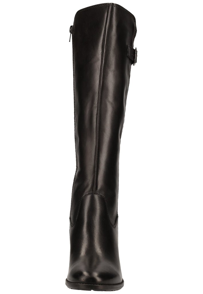 Tamaris Stiefel Leder/Synthetik Schwarz - surf4shoes