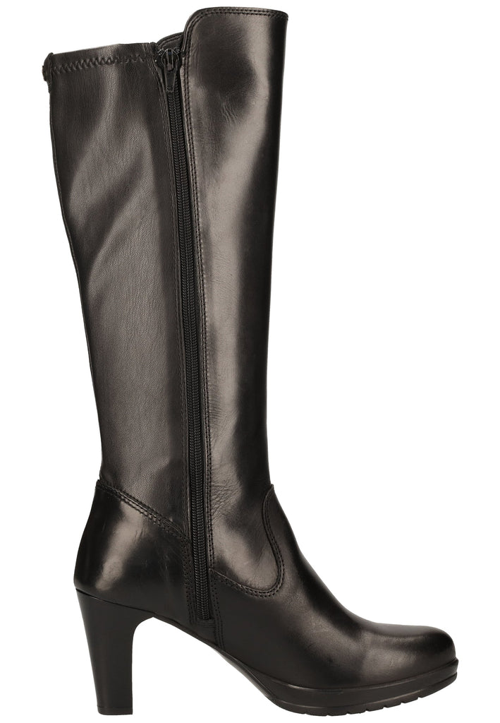 Tamaris Stiefel Leder/Synthetik Schwarz - surf4shoes