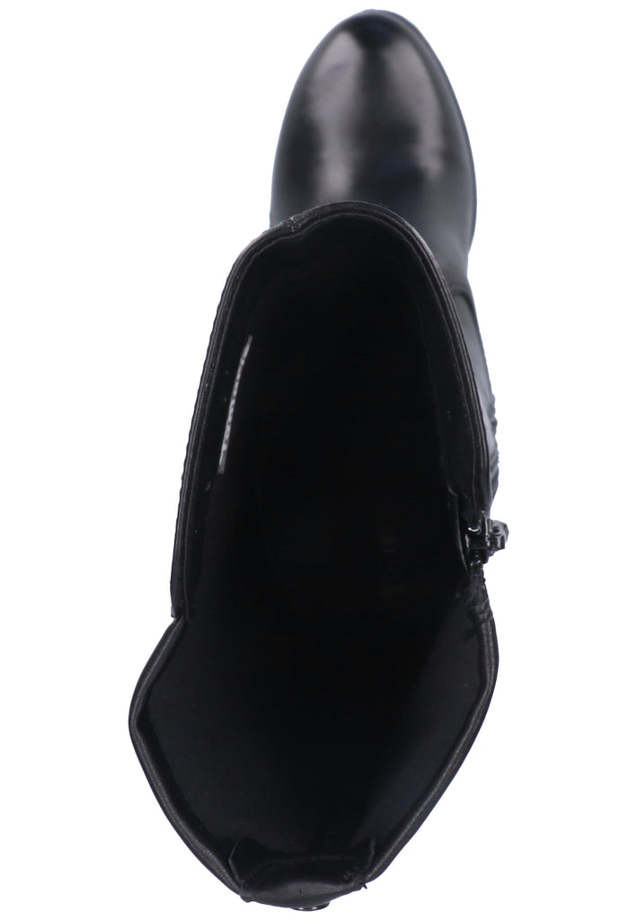 Tamaris Stiefel Leder/Synthetik Schwarz - surf4shoes