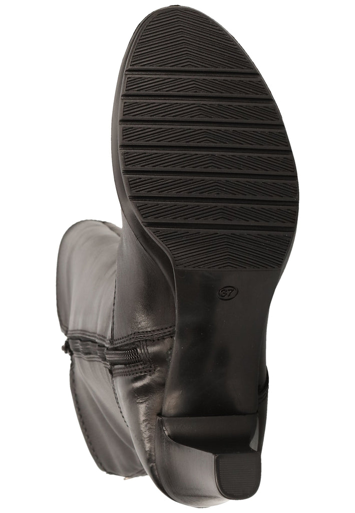 Tamaris Stiefel Leder/Synthetik Schwarz - surf4shoes