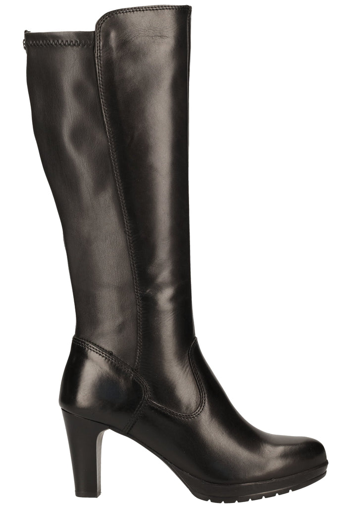 Tamaris Stiefel Leder/Synthetik Schwarz - surf4shoes