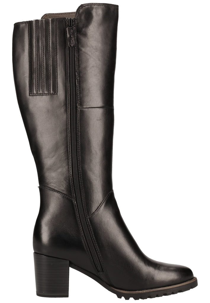 Tamaris Stiefel Leder Schwarz Warmfutter - surf4shoes