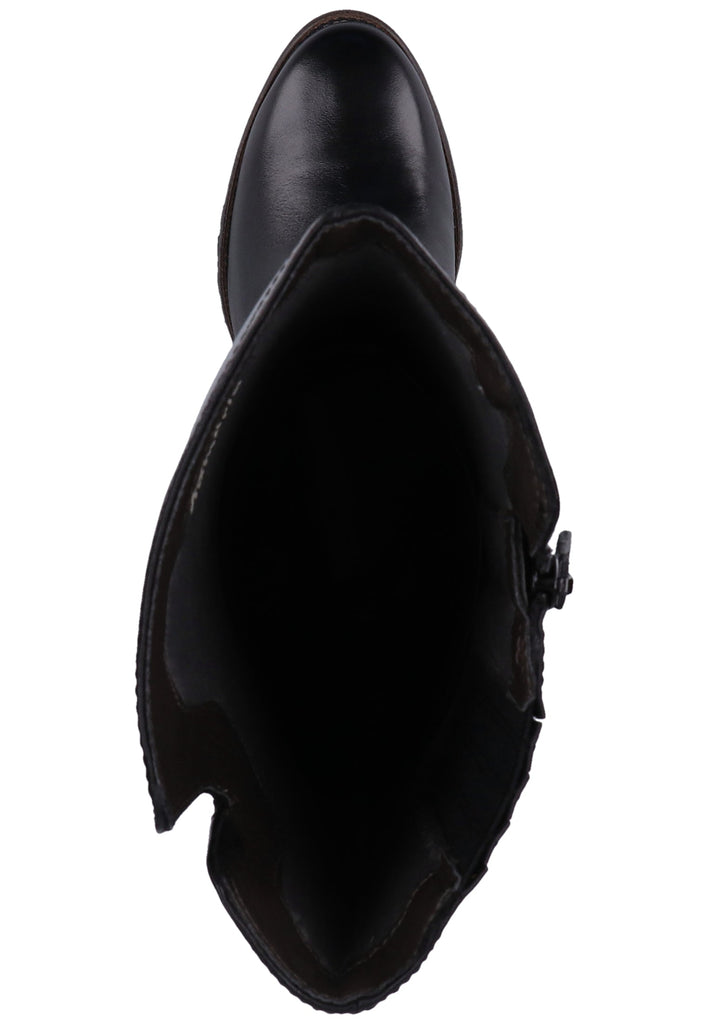 Tamaris Stiefel Leder Schwarz Warmfutter - surf4shoes