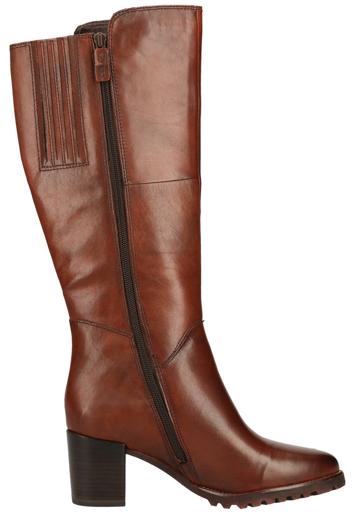Tamaris Stiefel Leder Chestnut - surf4shoes