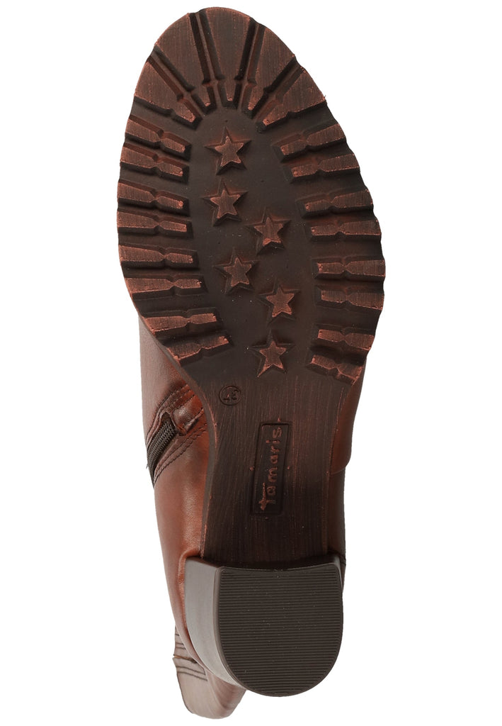 Tamaris Stiefel Leder Chestnut - surf4shoes