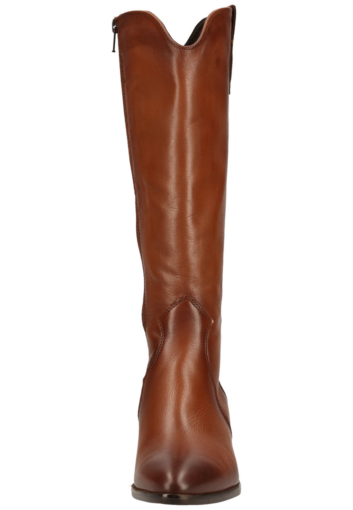 Tamaris Stiefel Leder/Textil Cognac - surf4shoes