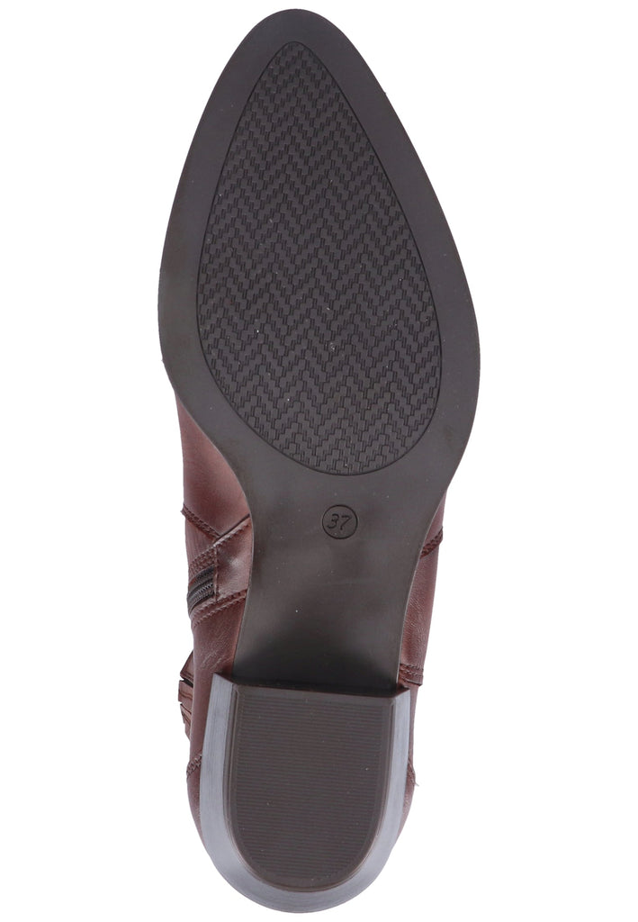 Tamaris Stiefel Leder/Textil Cognac - surf4shoes