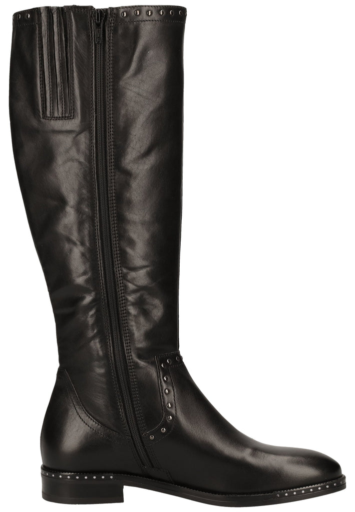 Tamaris Stiefel Leder Schwarz - surf4shoes